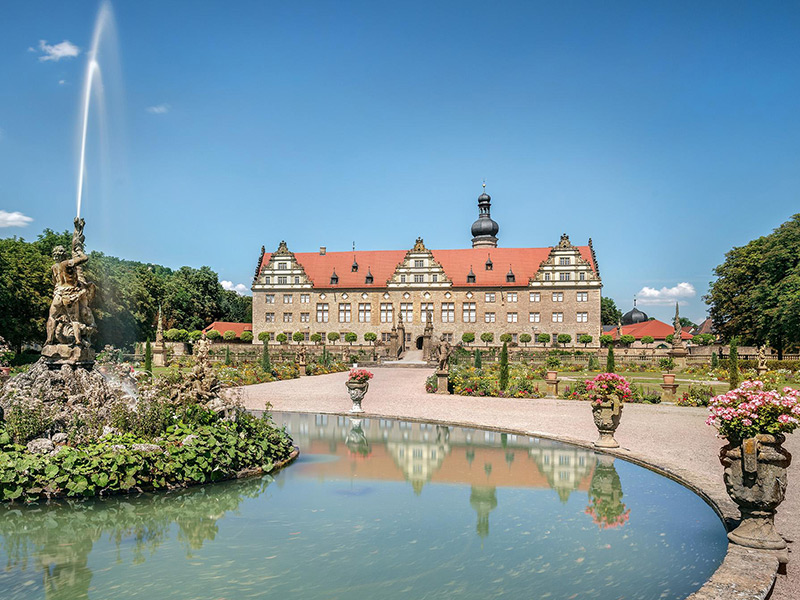 Weikersheim - with renaissance castle and TauberPhilharmonie concert hall